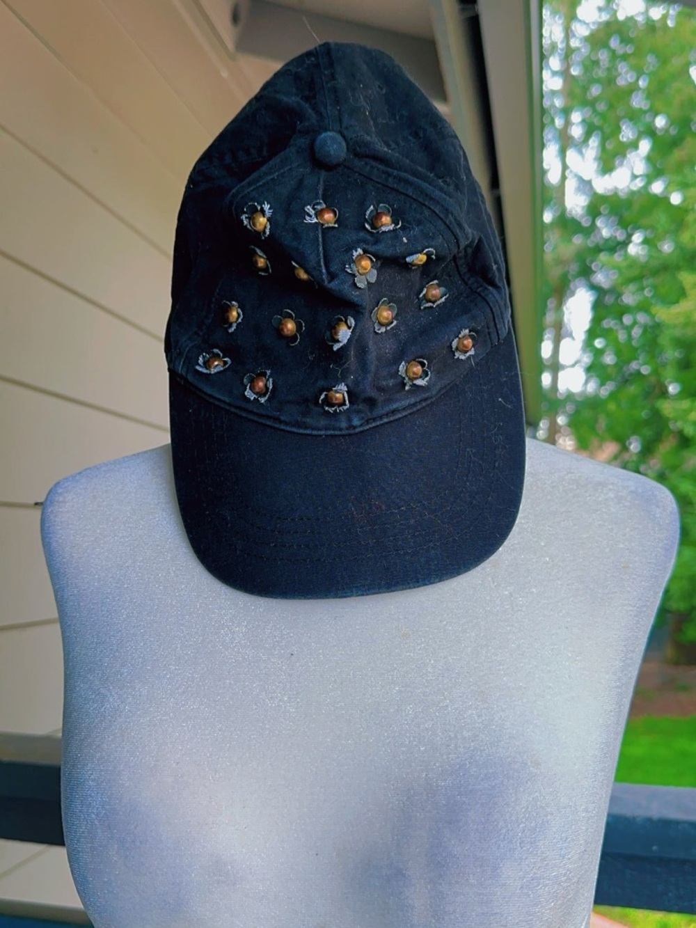 Betsey Johnson hats black hat